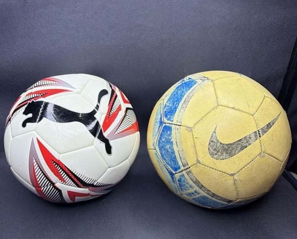 Puma and Nike Soccer Balls Lot of 2